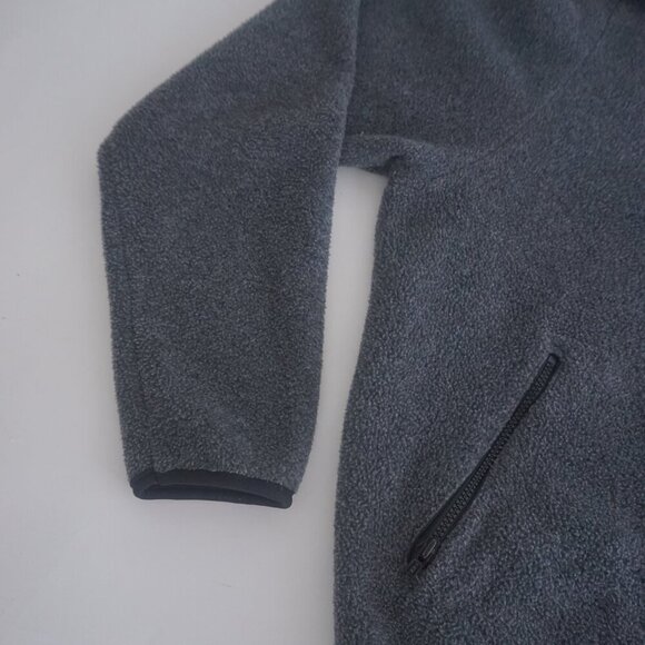 Vintage '90S Extra Sport Graphite Gray Fleece Outdoor Hiking Zip Up Sweater L - Picture 8 of 10